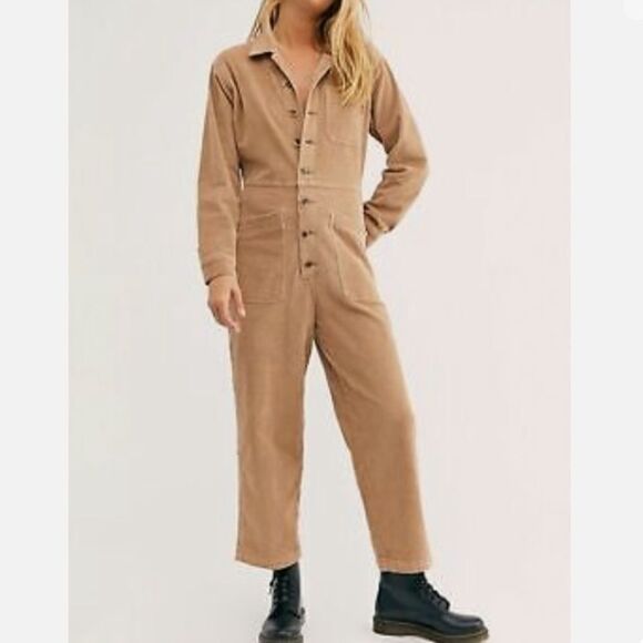 Free People Gia Cord Jumpsuit - Picture 2 of 6